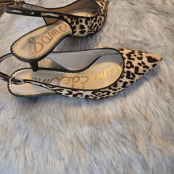 Sam Edelman Leopard Print Heels - Picture 2 of 2